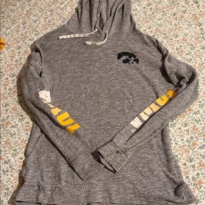 Victoria’s Secret PINK Iowa Hawkeyes hooded sweatshirt